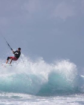 in the waves @ Cap Malheureux - NE Mauritius