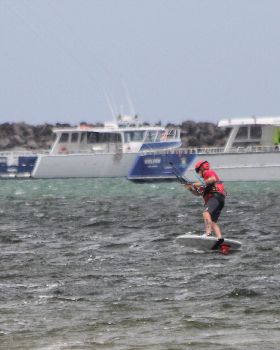 Kitesurfing