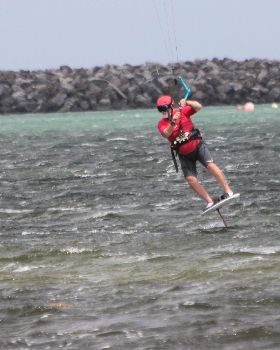 Kitesurfing