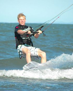 Kitesurfing