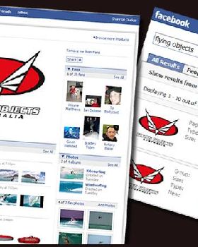 Flying Objects on Facebook