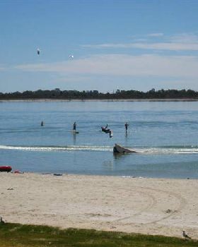 Kitesurfing