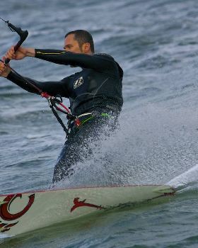 Just another day at Dolls Point with 30+knots