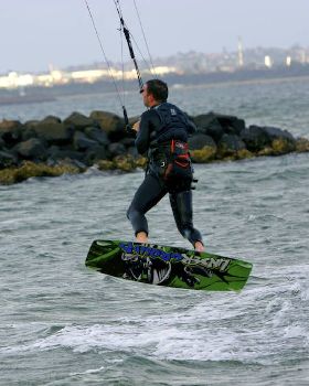 Just another day at Dolls Point with 30+knots