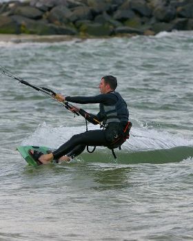 Just another day at Dolls Point with 30+knots