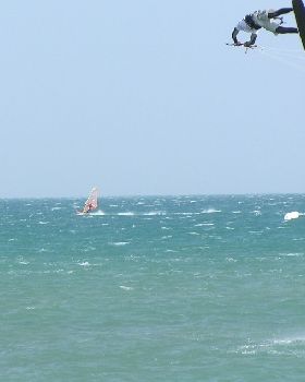 Kitesurfing