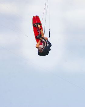 Airborne at Yorkey's