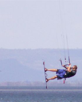 Kitesurfing