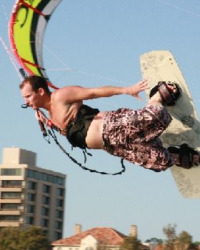 Kitesurfing