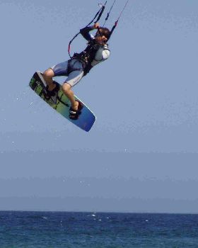 Kitesurfing