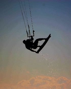 Kitesurfing