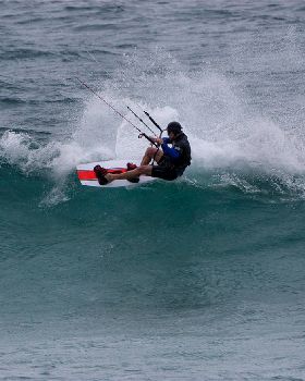 Kitesurfing