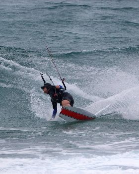 Kitesurfing