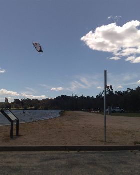 Kitesurfing