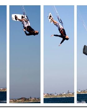Kitesurfing