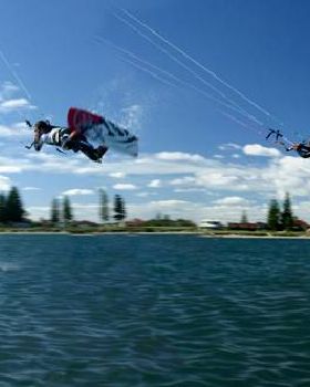 Kitesurfing