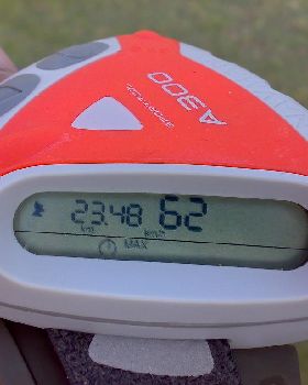 my top speed at old bar 62 k`s