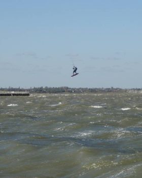Kitesurfing
