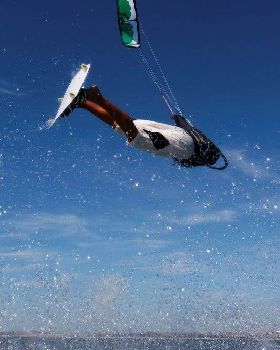 Lance has got a new kite