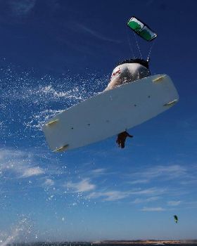 Lance has got a new kite