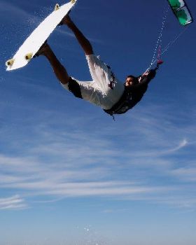 Lance has got a new kite