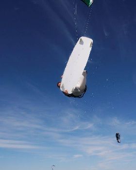 Lance has got a new kite