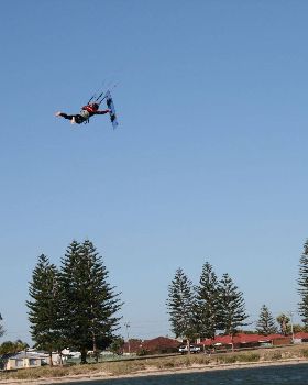 Kitesurfing