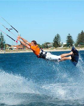 Kitesurfing