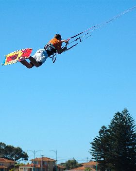 Kitesurfing