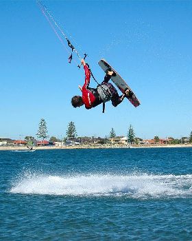 Kitesurfing