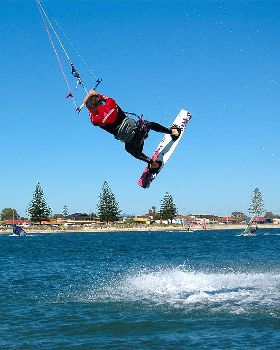 Kitesurfing