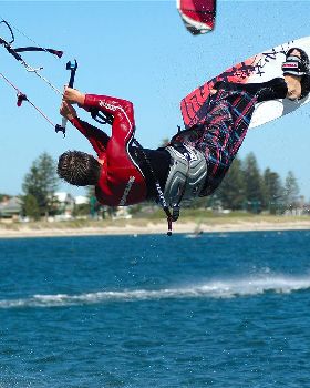 Kitesurfing