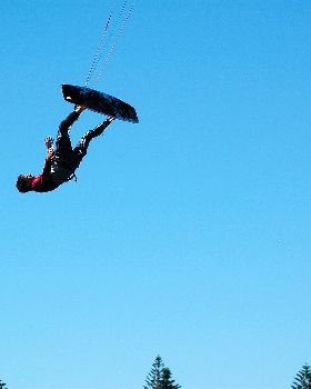 Kitesurfing