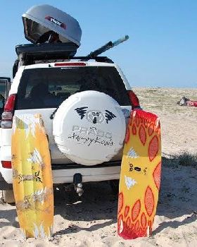 Cardboarding Tempo 2009 and Light Wind Board