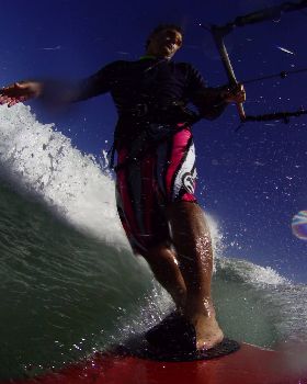 Kitesurfing