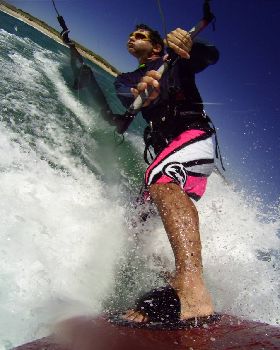 Kitesurfing
