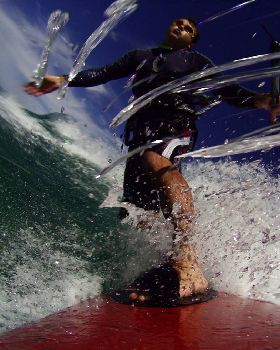 Kitesurfing