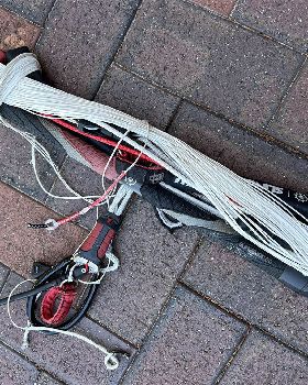 Found Slingshot bar and lines, Pinnaroo Point (week before last)