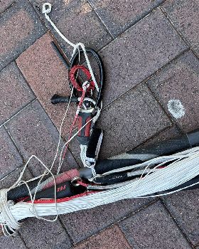 Found Slingshot bar and lines, Pinnaroo Point (week before last)