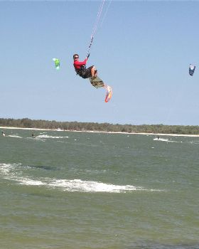 dolls point 13 jan 09 frank gets some air