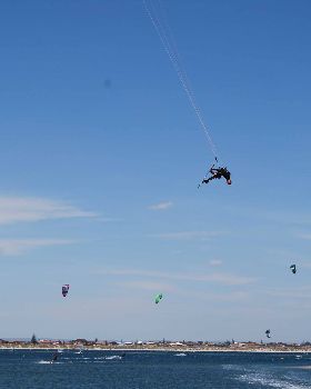 Kitesurfing