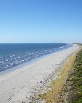 View looking north