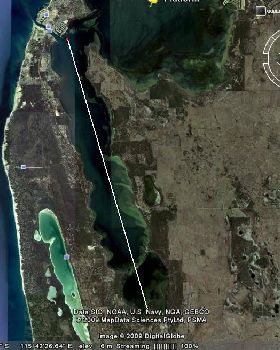 Mandurah estuary down winder