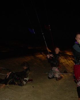 Kitesurfing