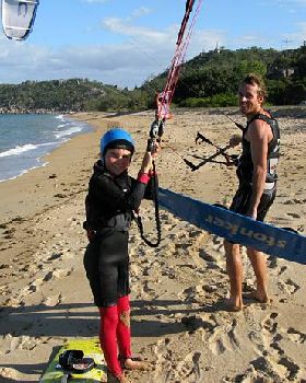 Tai and Glenno at Nelly Bay