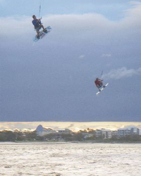 Kitesurfing