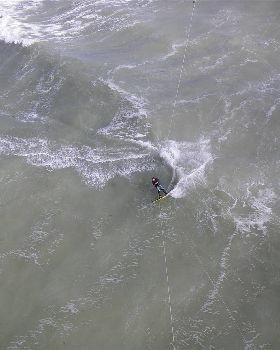 Kitesurfing