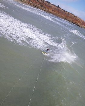 Kitesurfing