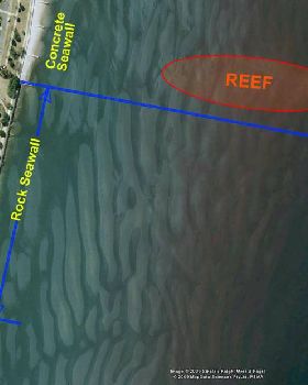 Reference Points to avoid Brighton Reef