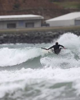 kitesurfing, lyall bay, welllington NZ